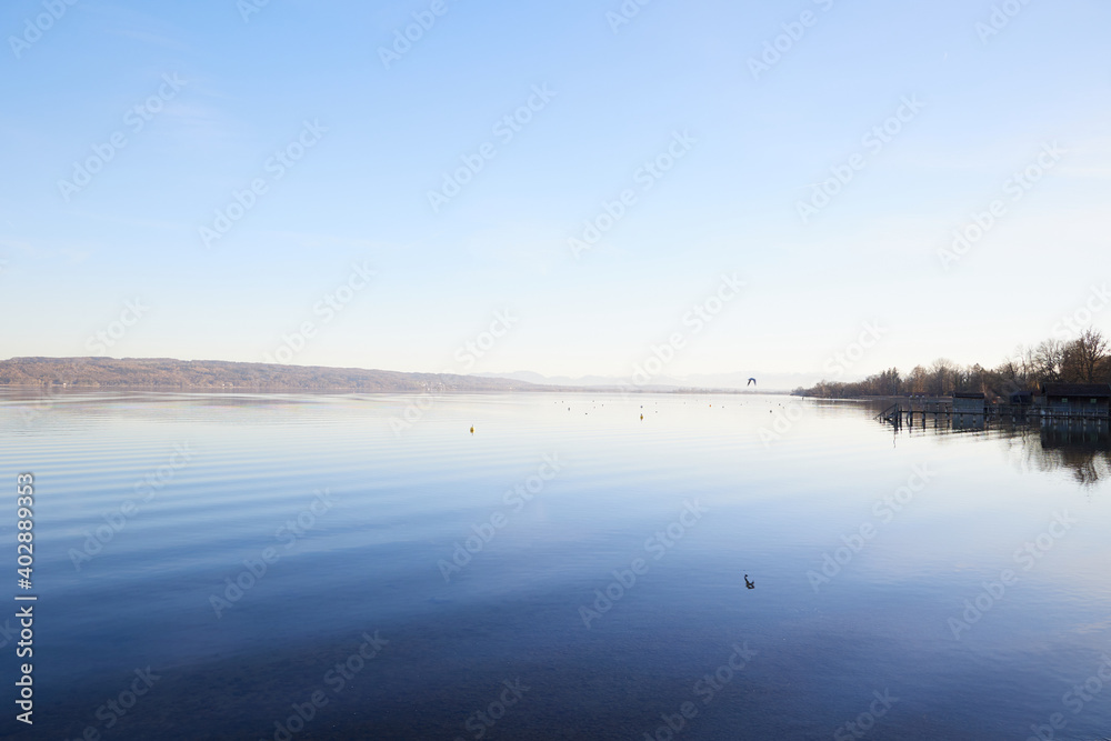 blue lake ammersee bavaria