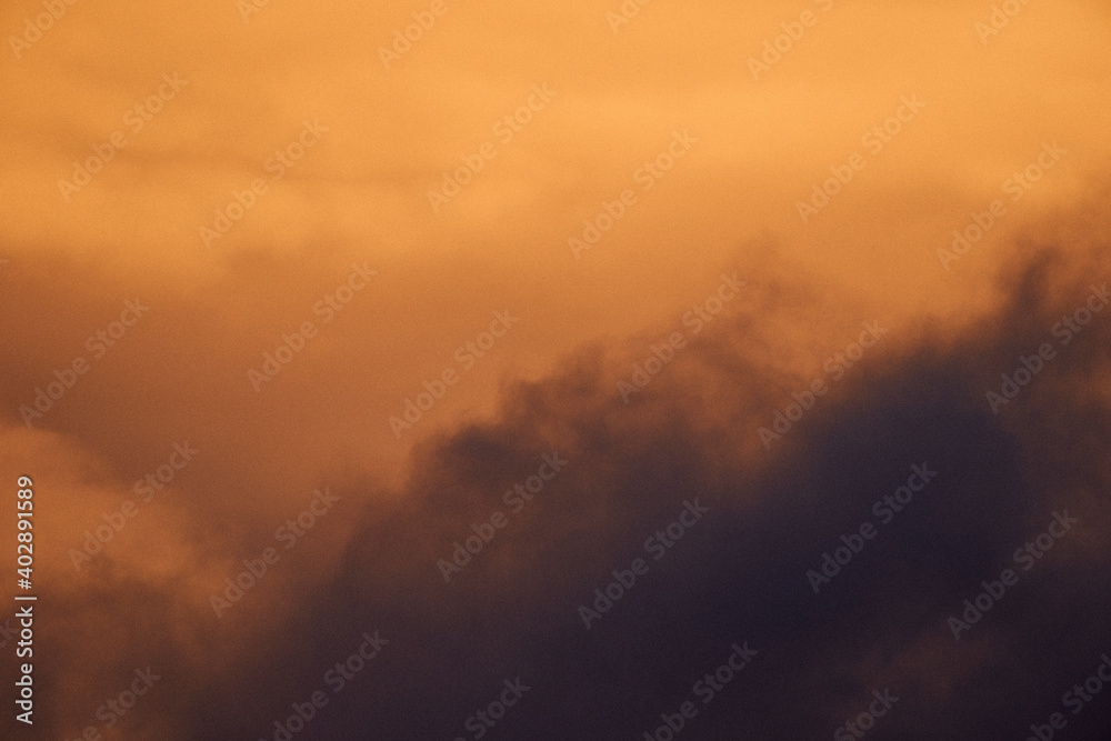 clouds in evening