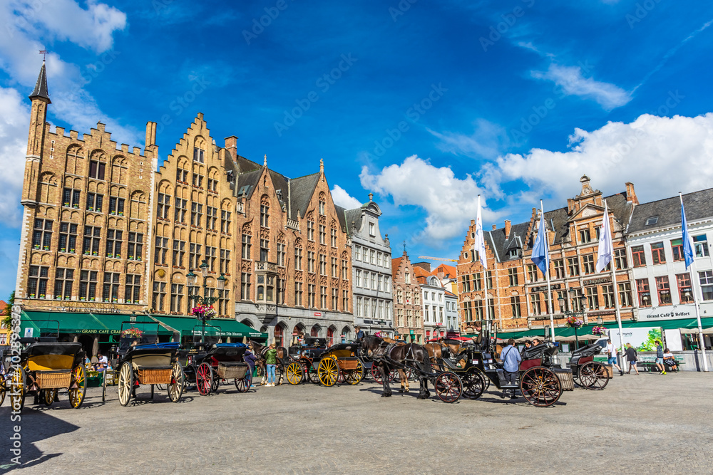 Fototapeta premium The city of Bruges in Belgium