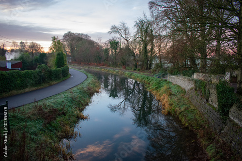 Foggy Morning at Irish Canal Road