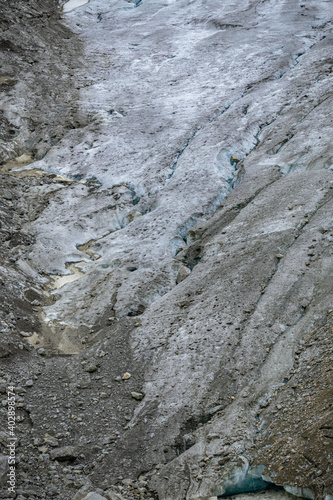 Dirty ice from the Buerbreen glacier in Norway