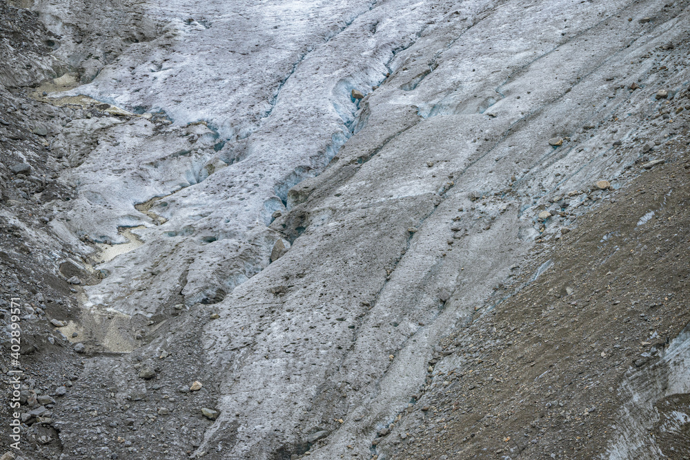 Glacier ice from the Buerbreen glacier near Odda