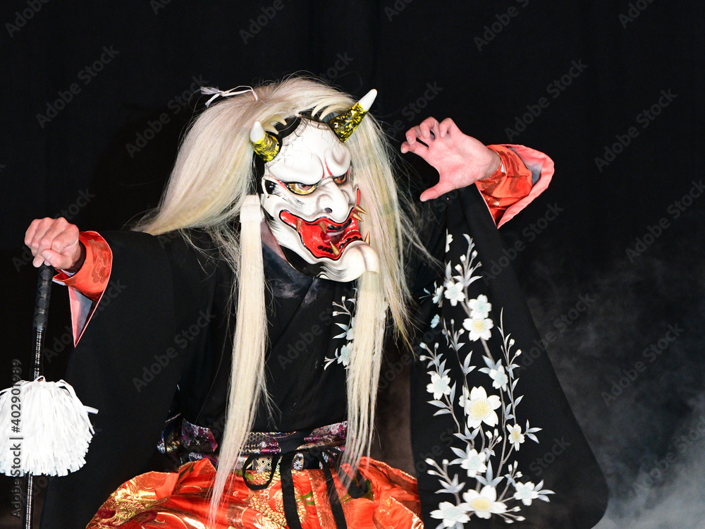 神楽面般若広島神楽