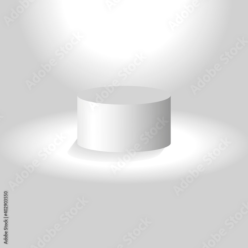 Pedestal. 3d platform studio, minimal scene. Museum stage. Realistic cubes podium. Gallery geometric blank product stands. Stage for awards on website in modern.