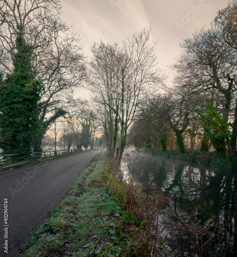 Foggy Morning at Irish Canal Road