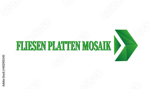 Fliesen Platten Mosaik Logo , Fliesenleger Logo