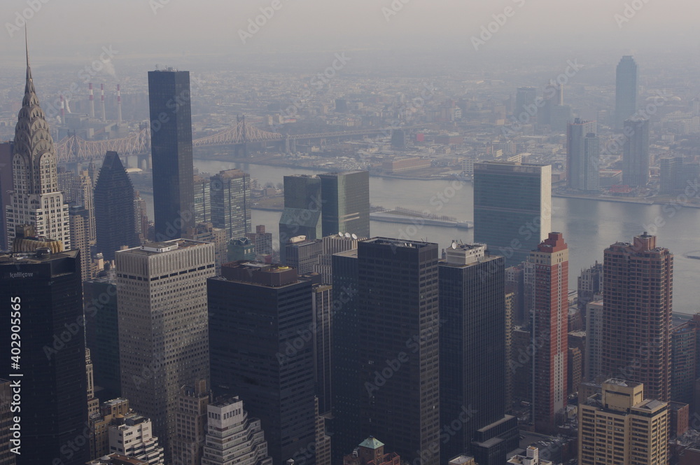 Obraz premium New York, building, central park, scène de rue