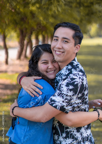 young people in love on valentine's day