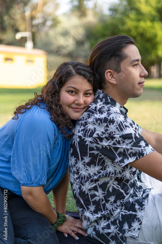 young people in love on valentine's day