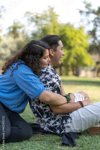 young people in love on valentine's day