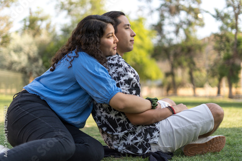 young people in love on valentine's day