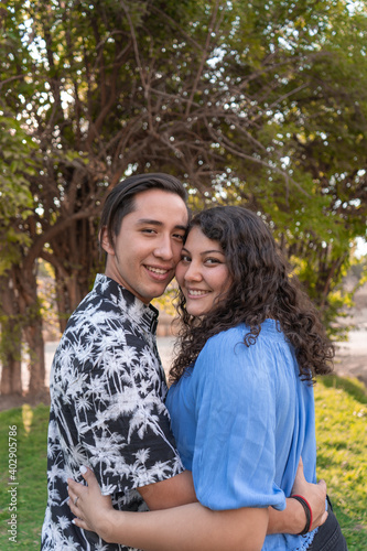 young people in love on valentine's day