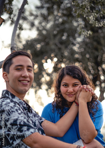 young people in love on valentine's day