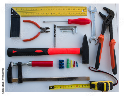 Lots of tools, repair kit or maker kit.