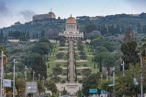 Baha i Holy Places in Haifa and the Western Galilee. Travel photo photo