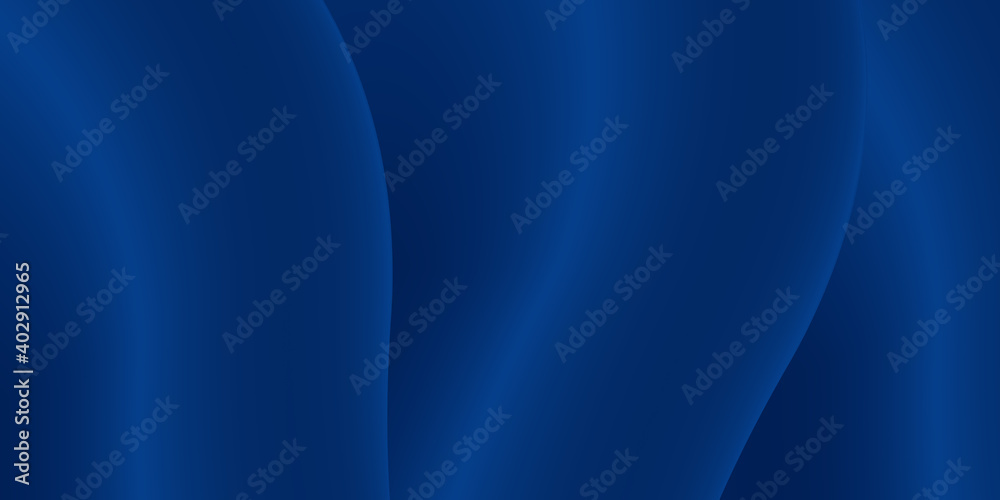 Dark blue abstract wave background. Trendy dark blue grey color of 2021 background. Suit for business, corporate, institution, party, festive, seminar, and talks