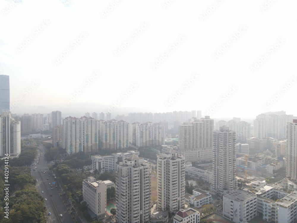 Aerial Photograph of Futian District, Shenzhen City Aerial Photograph of Futian District, Shenzhen City