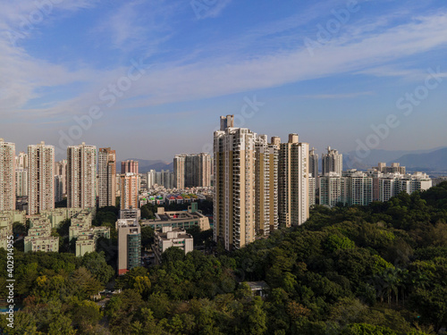 Aerial Photograph of Futian District  Shenzhen City