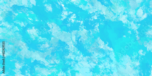 水色の油絵風の背景テクスチャ © ICIM