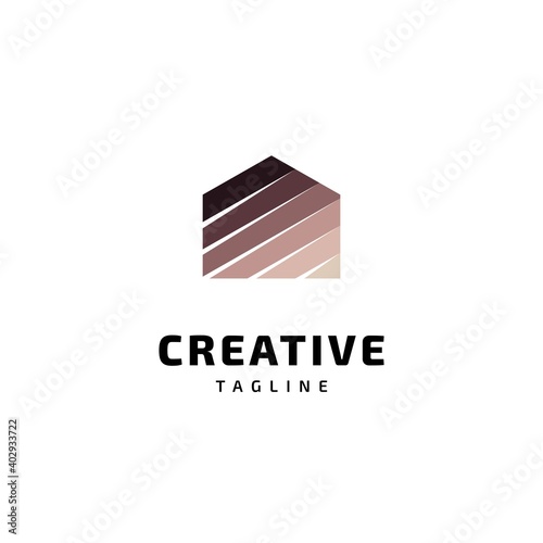 Creative house logo design illustration vector template