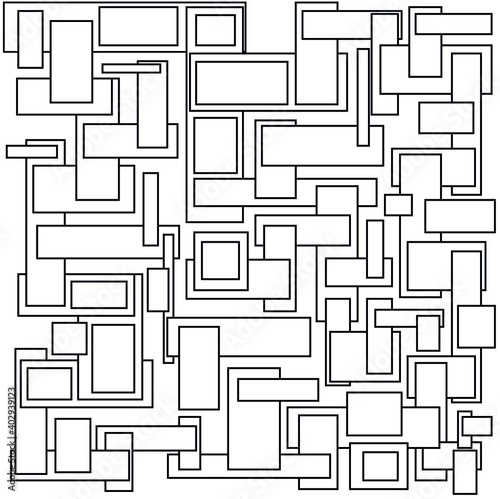 blocks black and white geometirc background