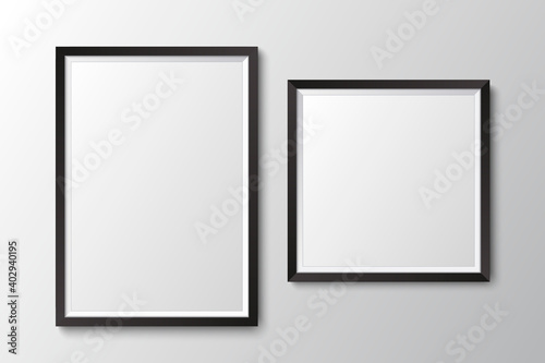 Abstract text box with white frame on clear background vector