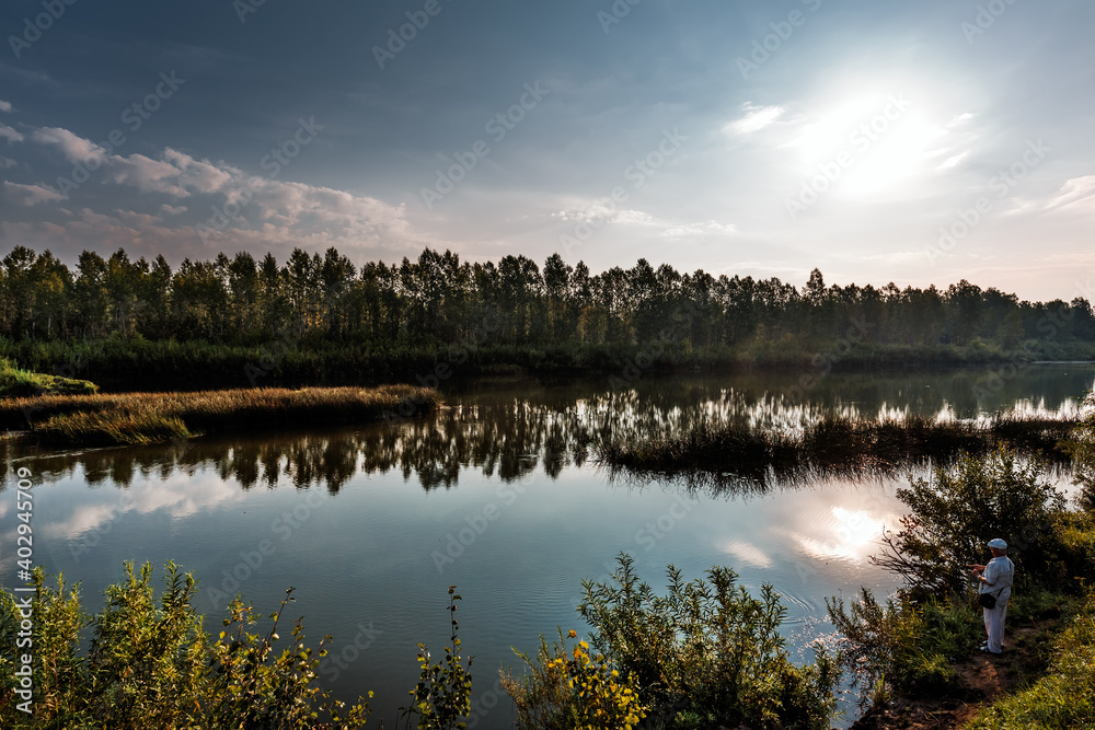 The River Berd. Western Siberia, Russia The River Berd. Western Siberia, Russia