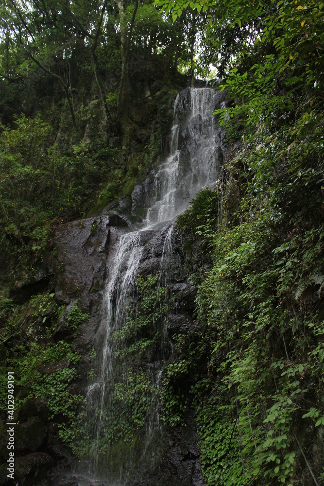 Naklejka premium 宮崎県高千穂の小さい滝