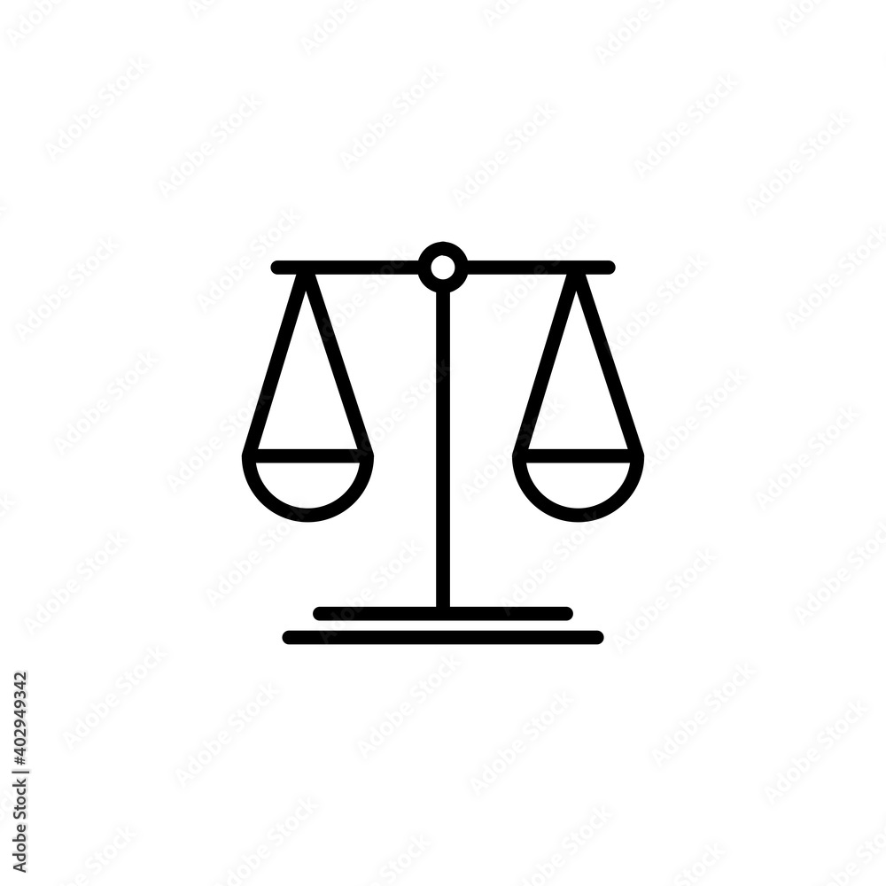 Scales Justice icon, Scales Justice symbol vector Scales Justice icon, Scales Justice symbol vector
