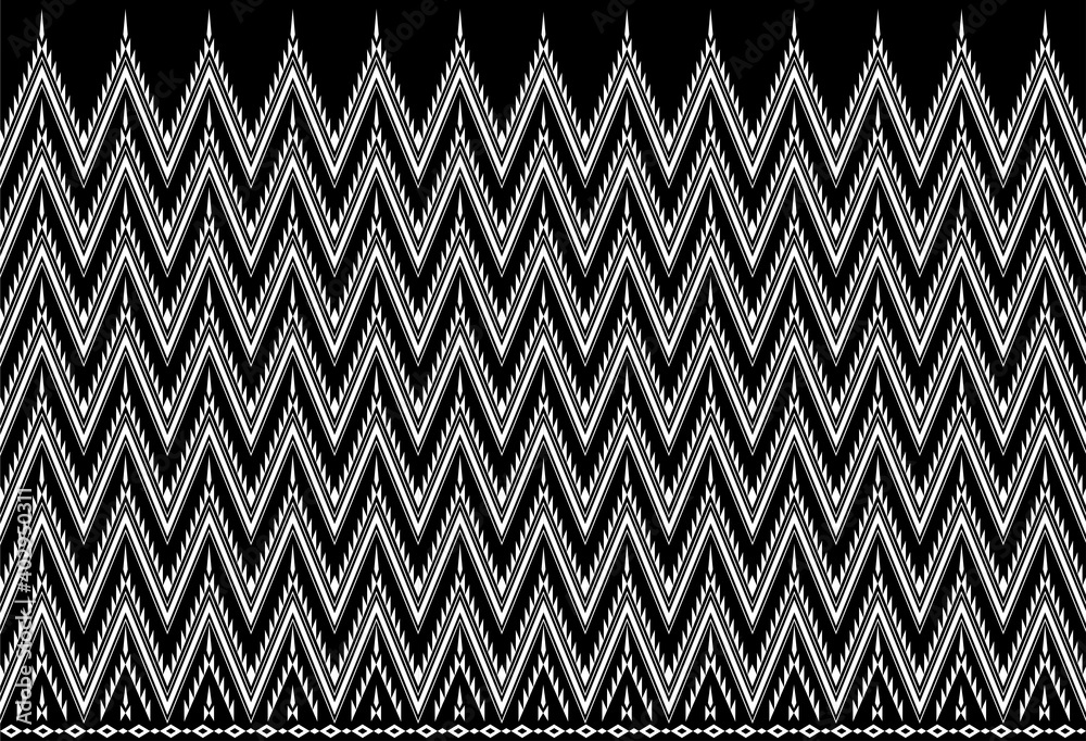 custom made wallpaper toronto digitalThai silk and tribal motifs. Striped ornament hand drawn. Seamless pattern style. Vector illustration.