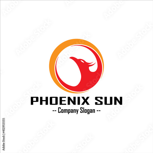 Creative luxury Modern phoenix Logo Vector icon template