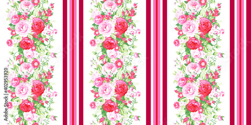 Seamless vintage pattern with