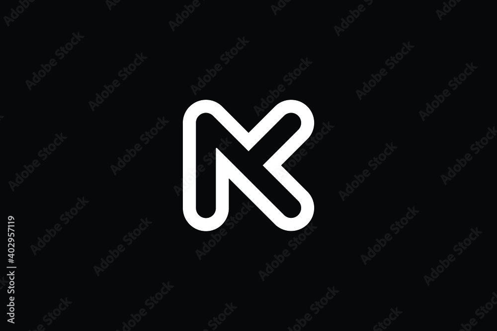 NK logo letter design on luxury background. KN logo monogram initials letter concept. NK icon logo design. KN elegant and Professional letter icon design on black background. N K KN NK NK logo letter design on luxury background. KN logo monogram initials letter concept. NK icon logo design. KN elegant and Professional letter icon design on black background. N K KN NK