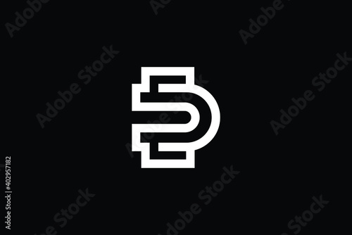 ED logo letter design on luxury background. DE logo monogram initials letter concept. ED icon logo design. DE elegant and Professional letter icon design on black background. E D DE ED