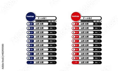 member list
メンバー名表テロップ
