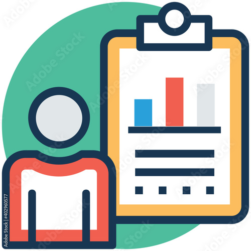 User predictions vector illustration 