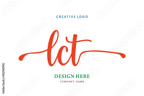 LCT lettering logo is simple, easy to understand and authoritative photo