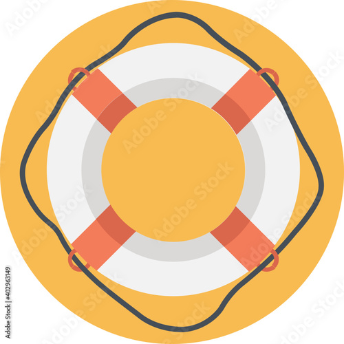 Lifesaver help equipment symbol. Lifebuoy icon 