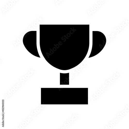 Trophy icon, award. Linear style sign for mobile concept and web design. cup symbol illustration. Design template vector