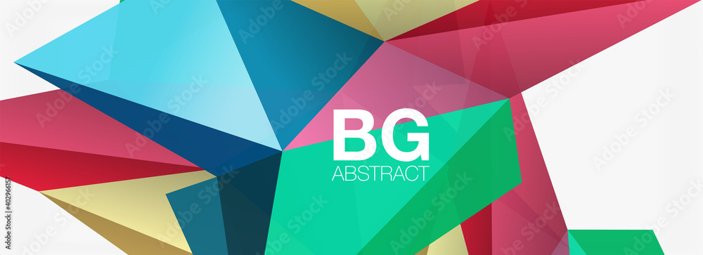 3d mosaic abstract backgrounds, low poly shape geometric design 3d mosaic abstract backgrounds, low poly shape geometric design