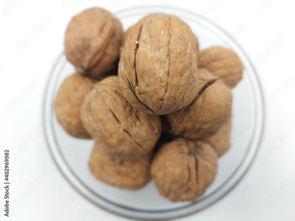 walnuts isolated on white background walnuts isolated on white background