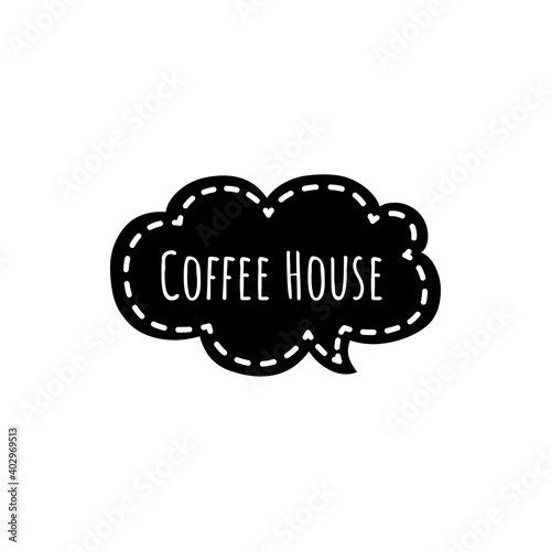 ''Coffee house'' Lettering