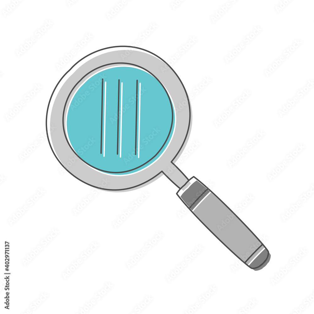magnifying glass hand drawn design vector illustration magnifying glass hand drawn design vector illustration