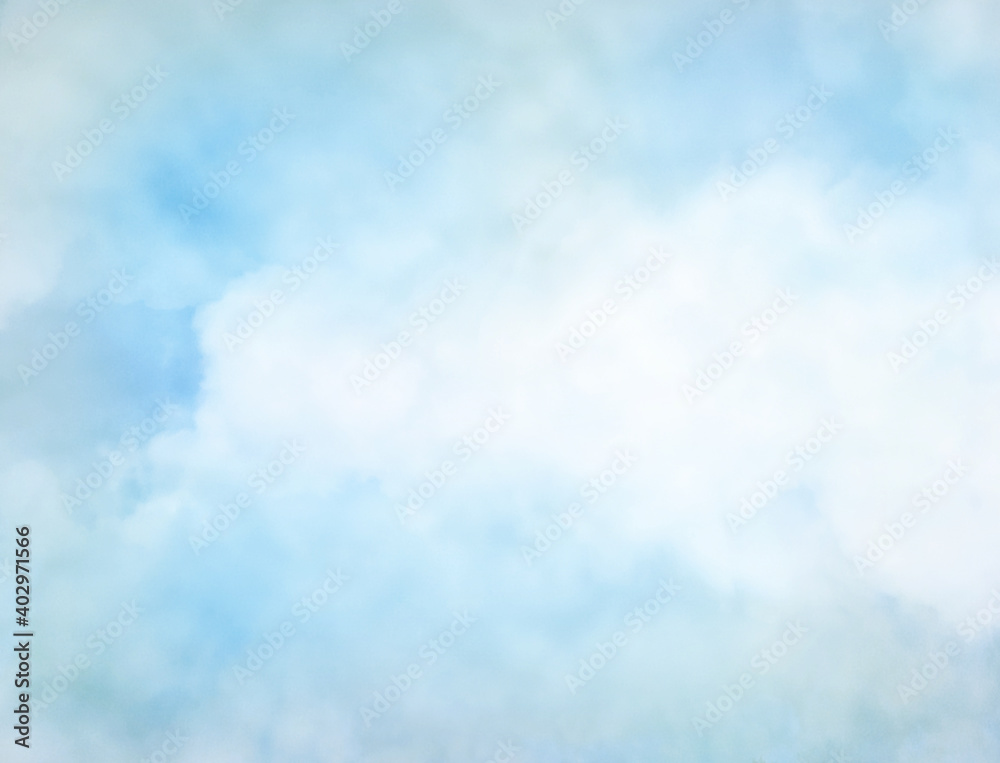 Color sky with clouds background