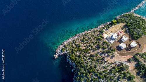 Fototapeta Naklejka Na Ścianę i Meble -  view of the island of island in Greece