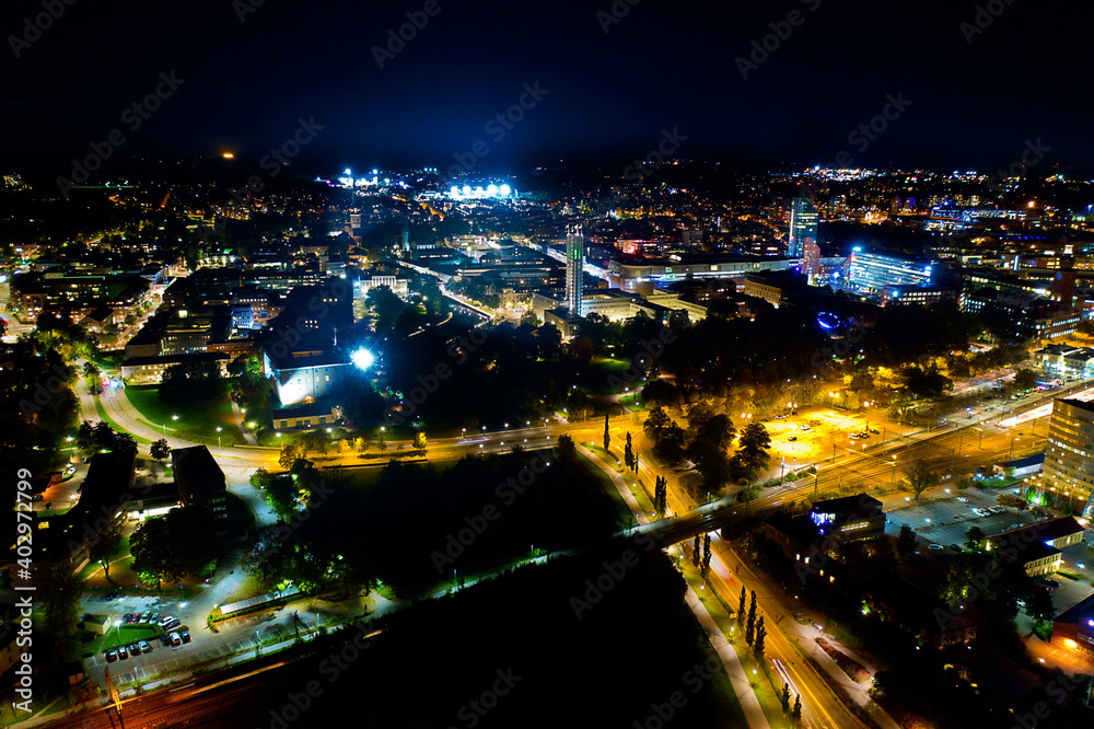 Fototapeta premium view of the city