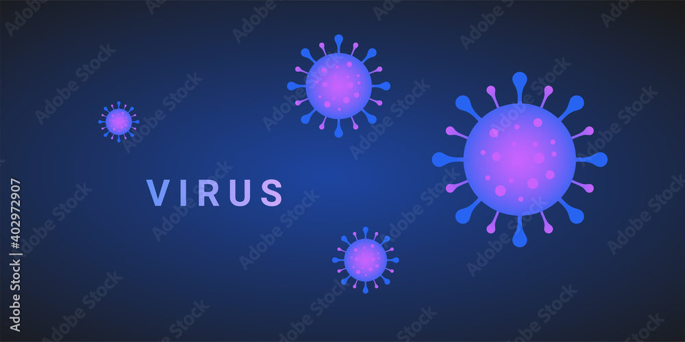 Landscape Virus Abstract Background Vector Illustration. Landscape Virus Abstract Background Vector Illustration.