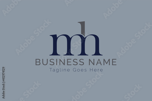 MH Monogram Logo Template