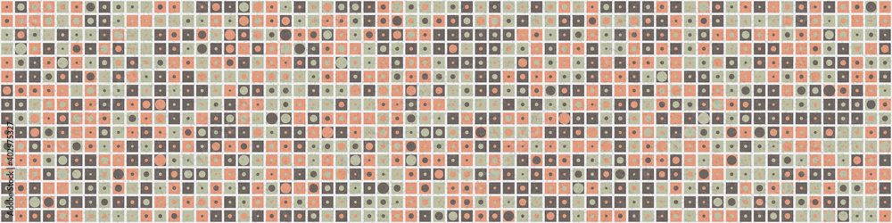 Abstract Geometric Pattern generative computational art illustration