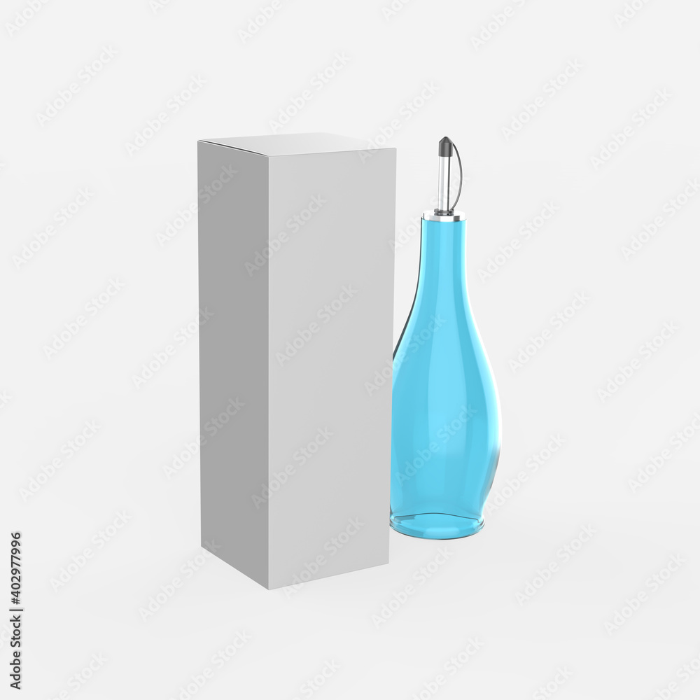transparent oil Bottle Mockup with Photo-realistic packaging isolated on white background. 3d illustration. transparent oil Bottle Mockup with Photo-realistic packaging isolated on white background. 3d illustration.